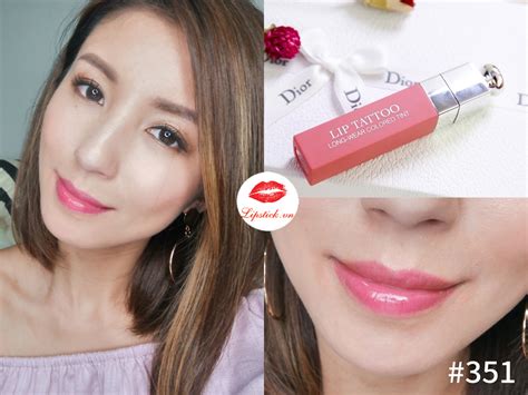 dior addict lip tattoo 351 review|Dior Addict lipstick sephora.